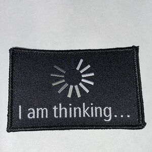 Funny/sarcastic, 2x3 Loop & Hook patch